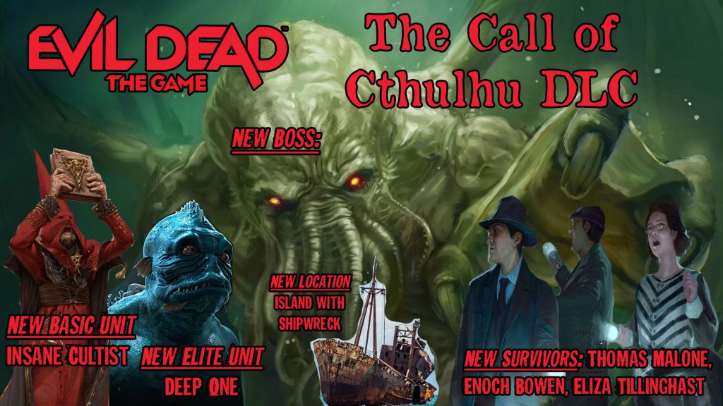 My take on a Lovecraft-based DLC for Evil Dead The Game by Saber Interactive.